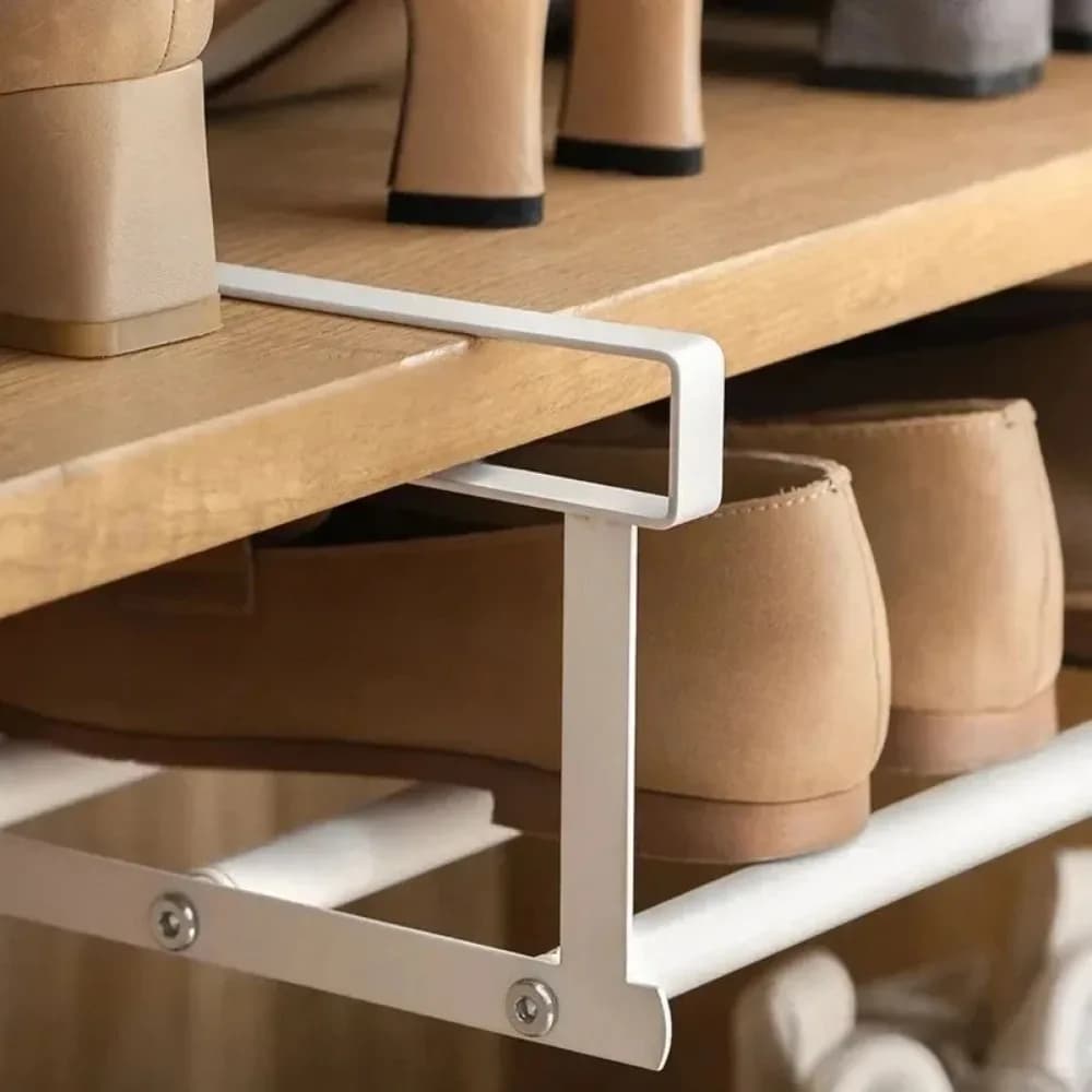 Telescopic Under-Shelf Shoe Rack