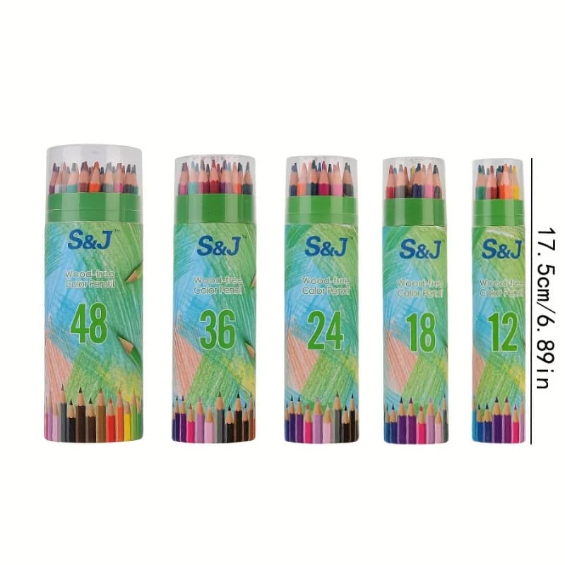 Colored Pencil Set with Bucket