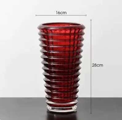 Crystal Glass Vase for Dried Flowers