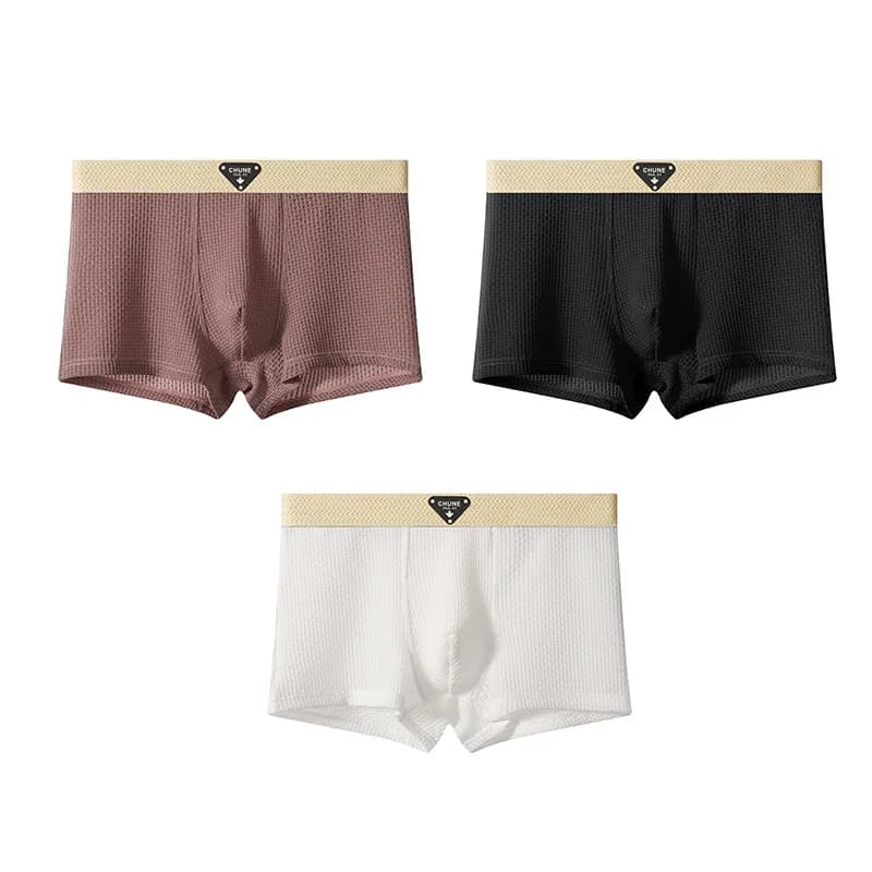 Men's Breathable Boxer Briefs Anatomical Support
