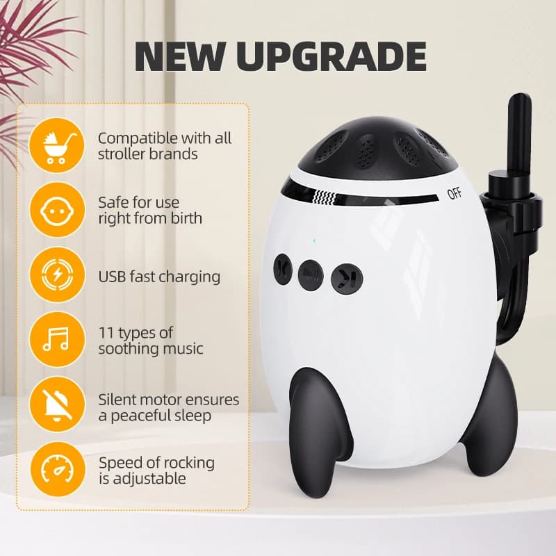 Rechargeable Baby Stroller Rocker