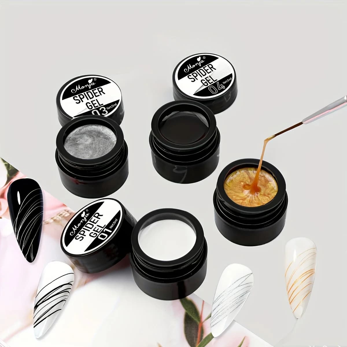 Elastic Gel Polish for Nail Art Carving