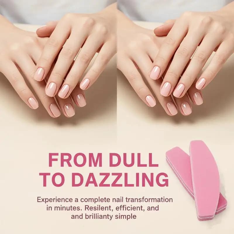 4-Sided Nail Buffer Rectangular Easy Grip