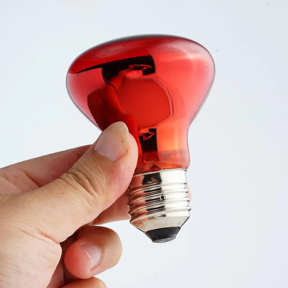 Reptile UVA Heat Lamp Bulb with Red Infrared Light