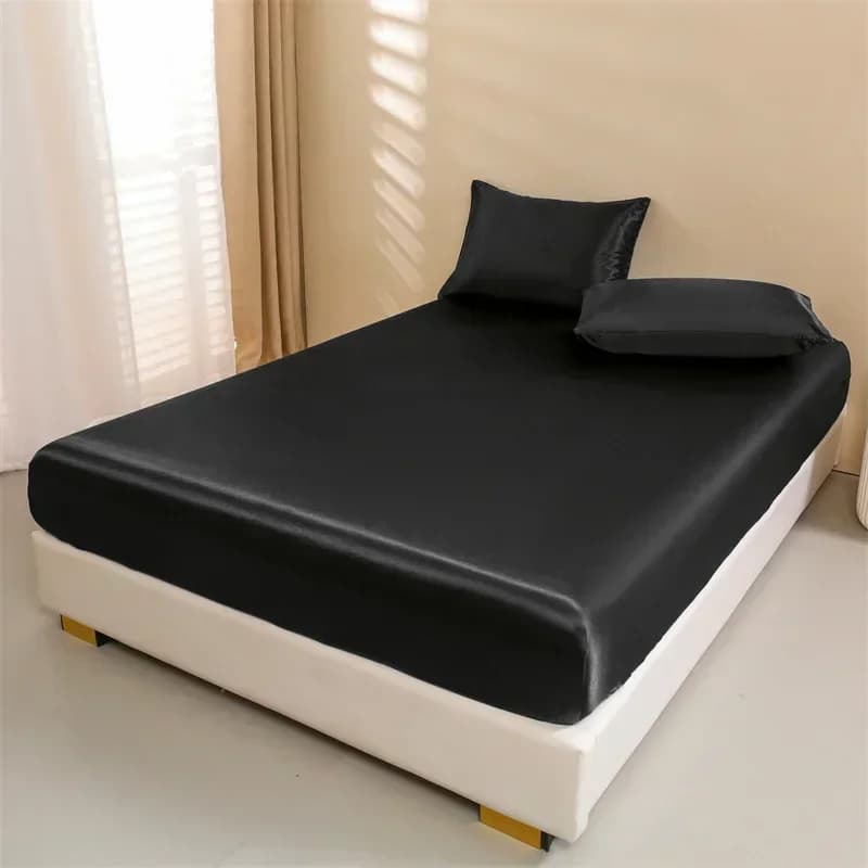 Satin Queen Bed Sheets Set