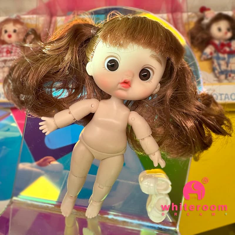 BJD OB11 Pear-Shaped Poseable Mini Doll 13cm