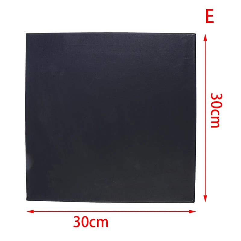 Primed Square Canvas Board with Wooden Frame
