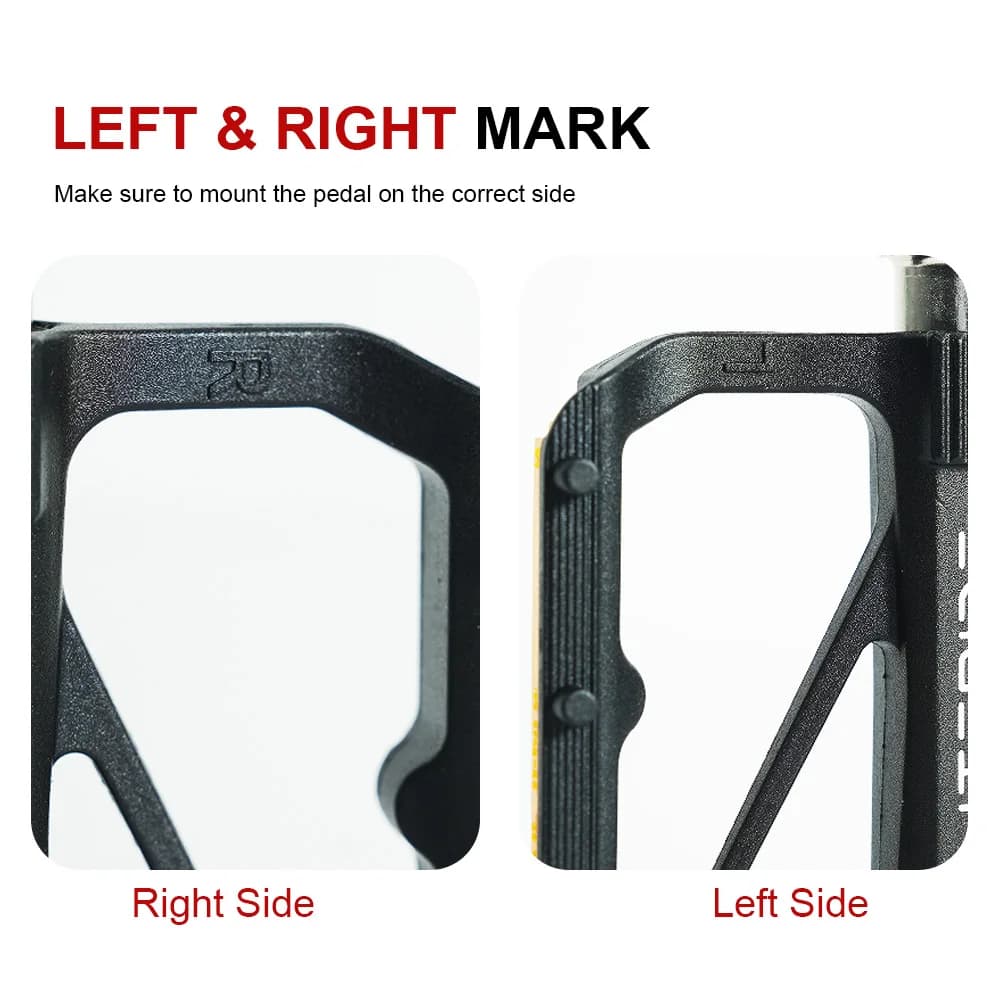 Flat Bike Pedals with Sealed Bearings