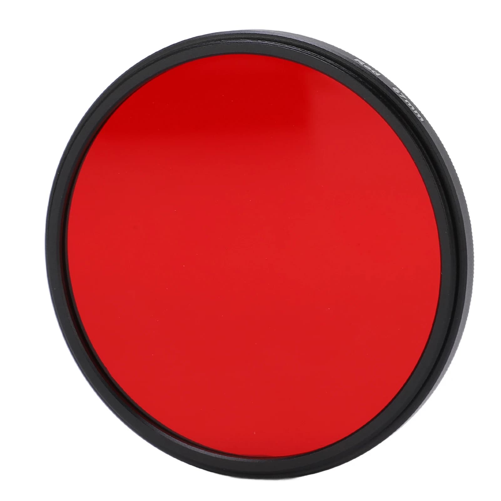 Red Optical Glass Lens Filter 52-67mm