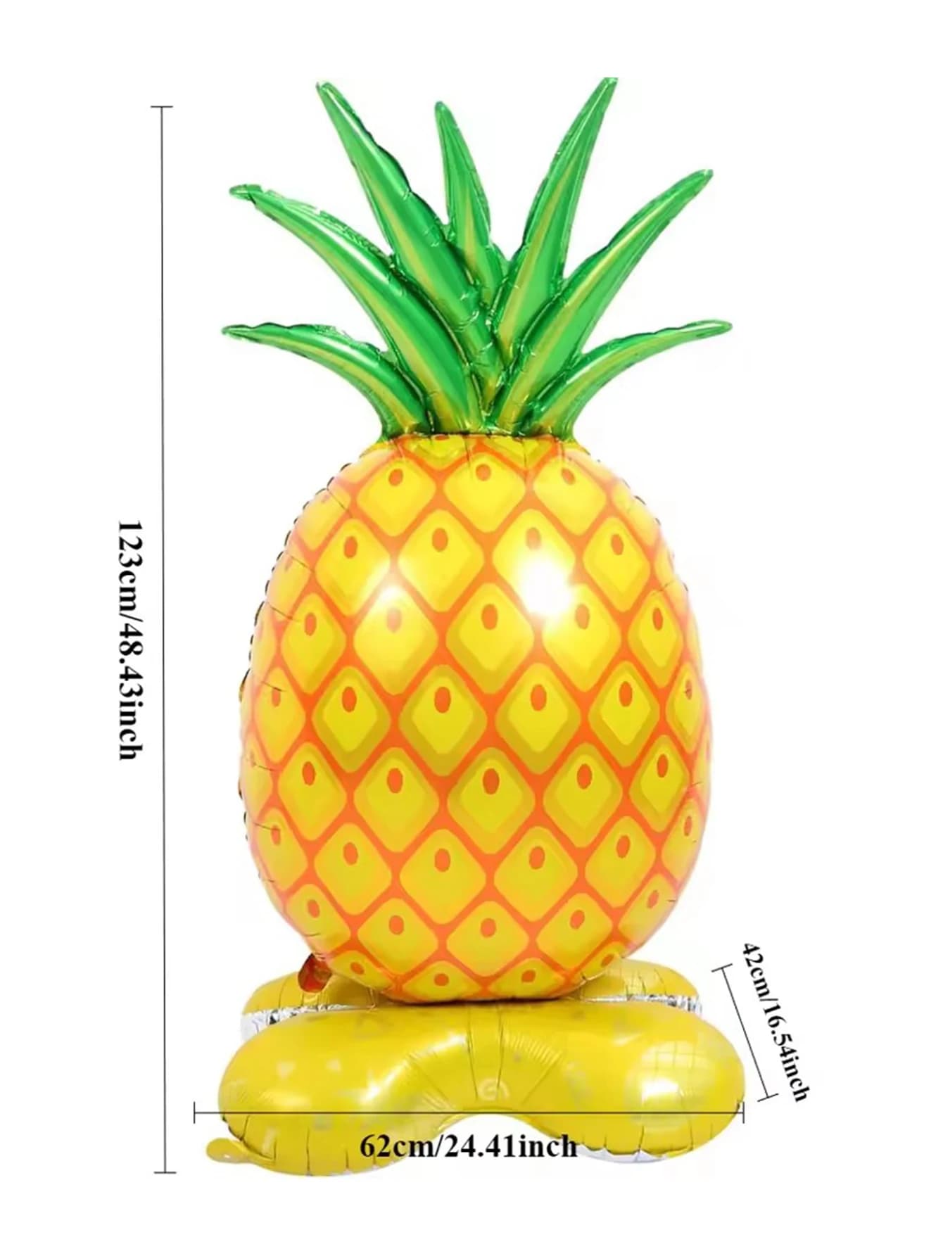 1 pack of strawberry, lemon, watermelon, avocado, carrot, pineapple standing balloons for birthday party theme party decoration