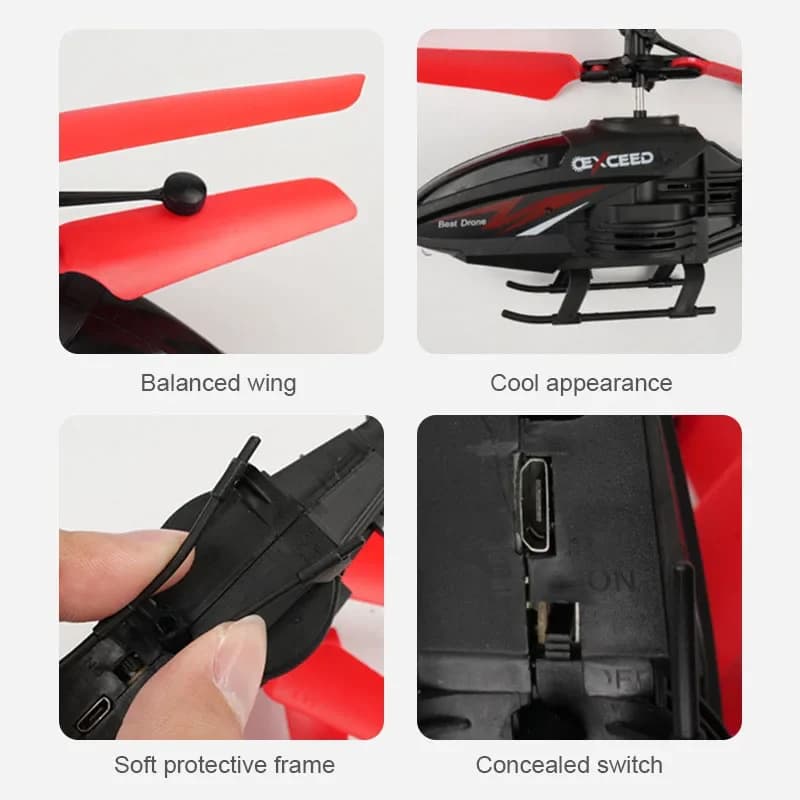 Remote Control Induction Helicopter
