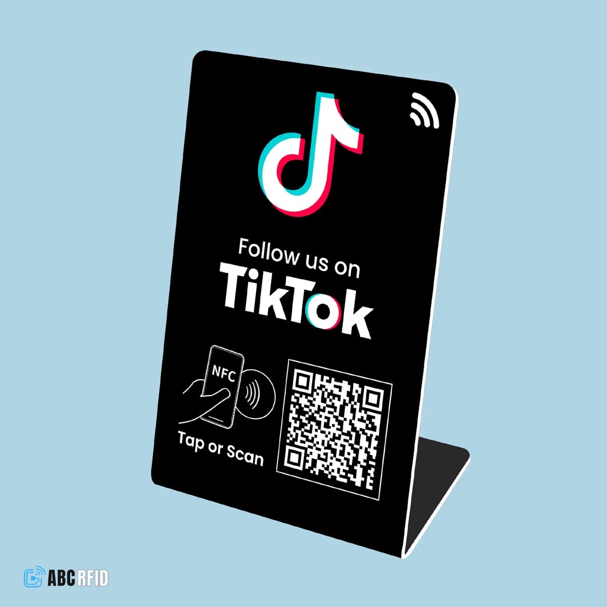 Follow us on Instagram, Facebook stand, TiKTok QR code+NFC Tap, get more follower, Dynamic QR code, link can be changed anytime