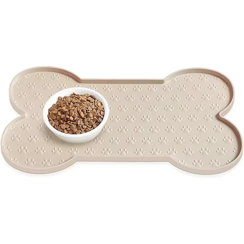 Anti-Slip Pet Feeder Mat with Raised Edges