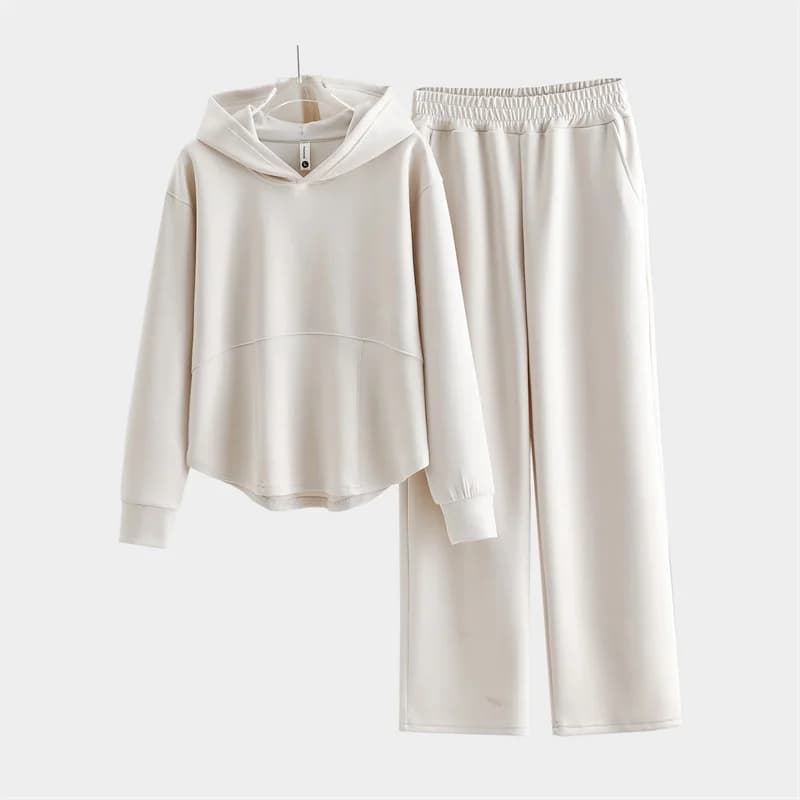 Women's Hoodie and Pants Two-Piece Set