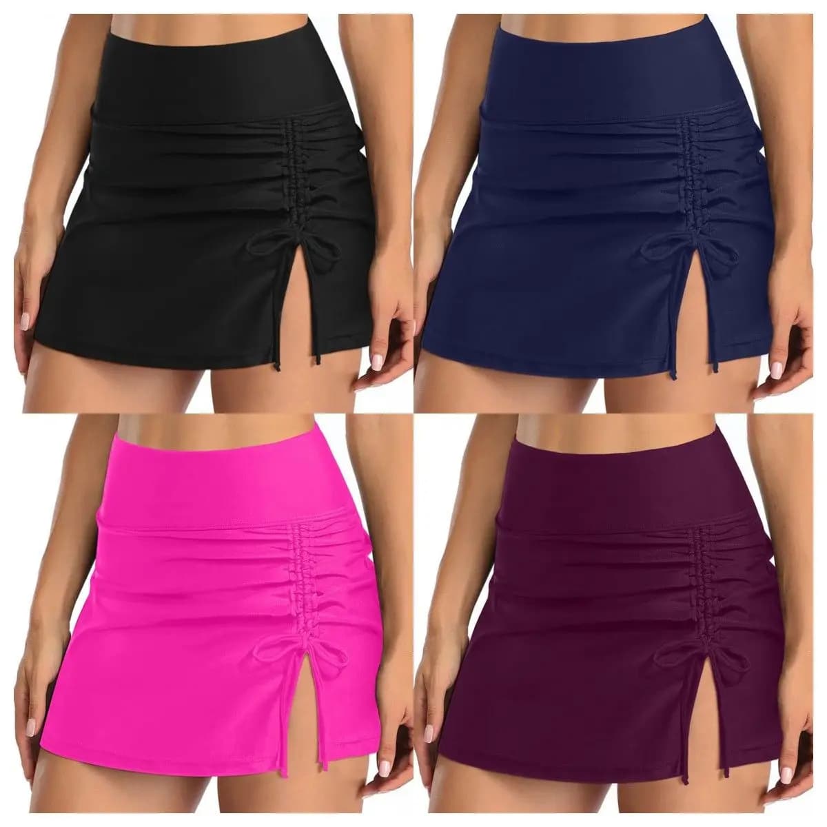 Womens Swim Skirt with Built-in Briefs