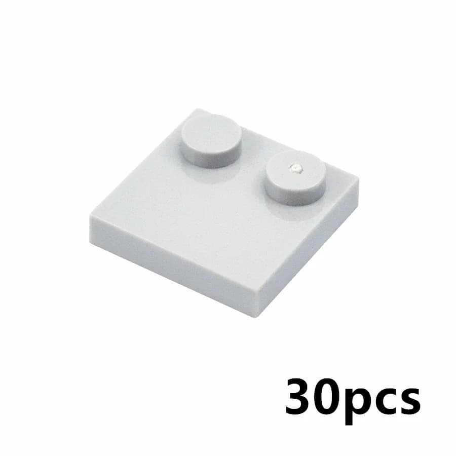 Building Block Plastic Tiles 2x2 Pieces