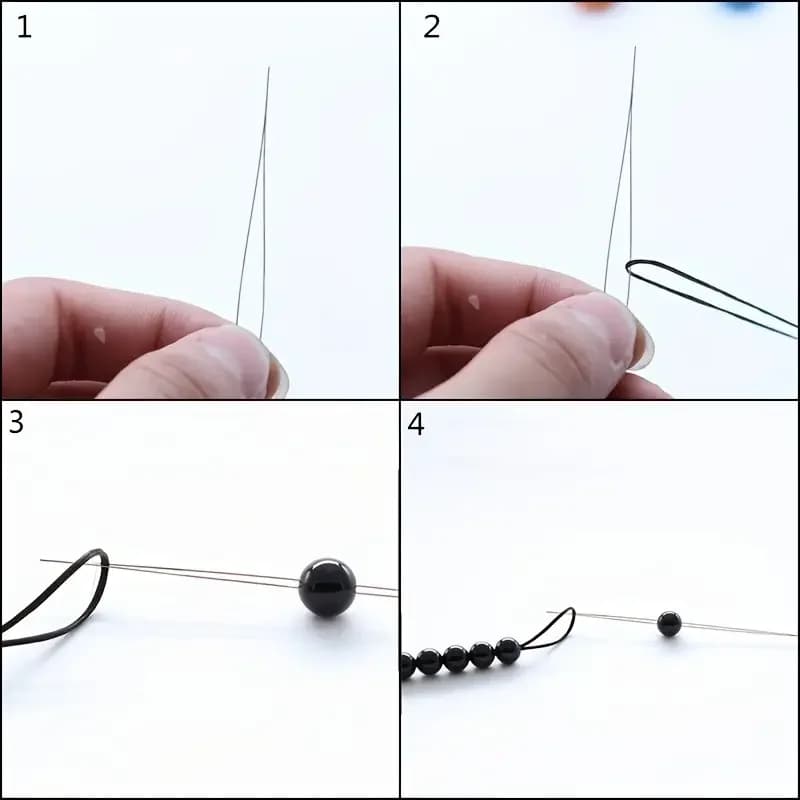 Assorted Open Beading Needles Set