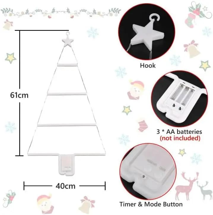 Christmas Tree LED Ladder Lights