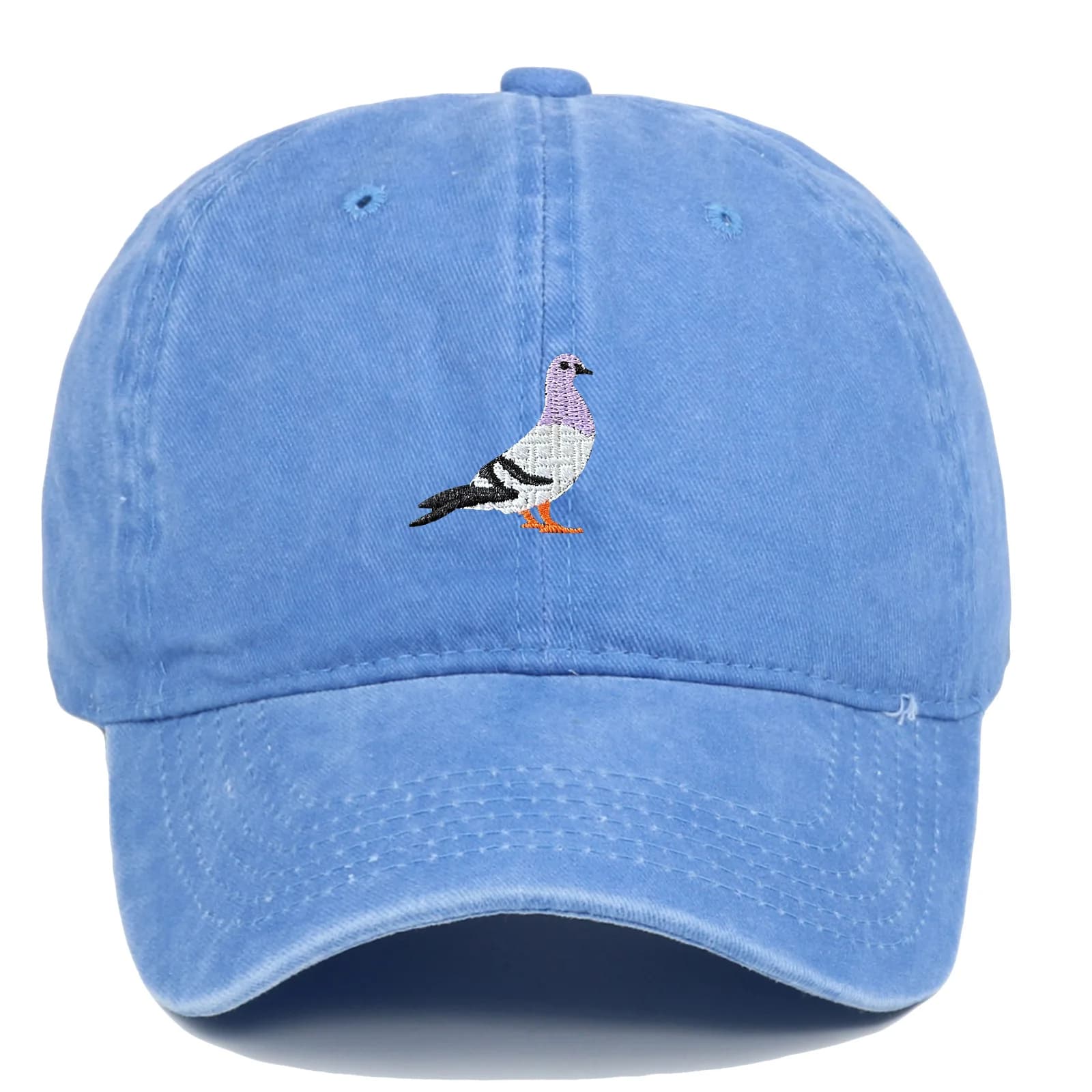 Pigeon Embroidery Baseball Cap