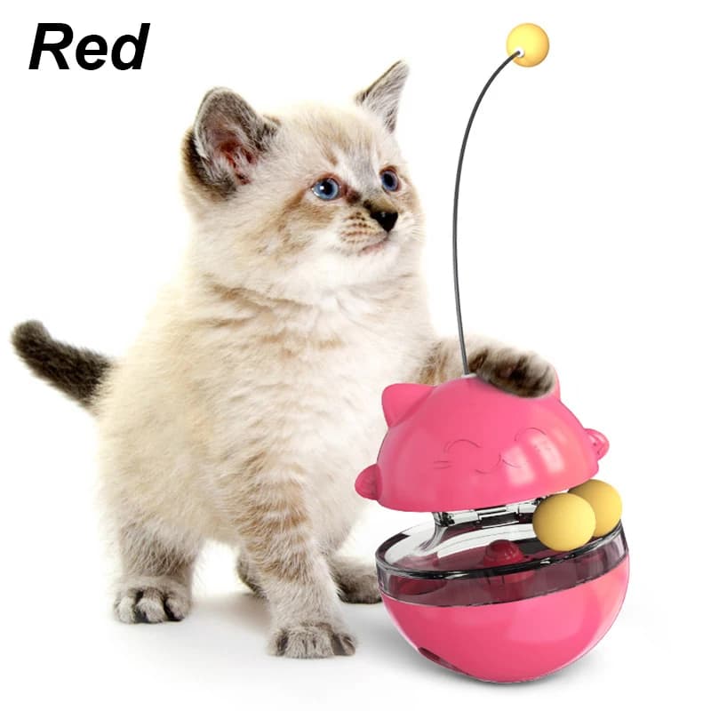 Pet Supplies Play with Food Spiller By Yourself Kitten Interactive Leaking Food Ball Cat Toy Cats Accessories Interactive