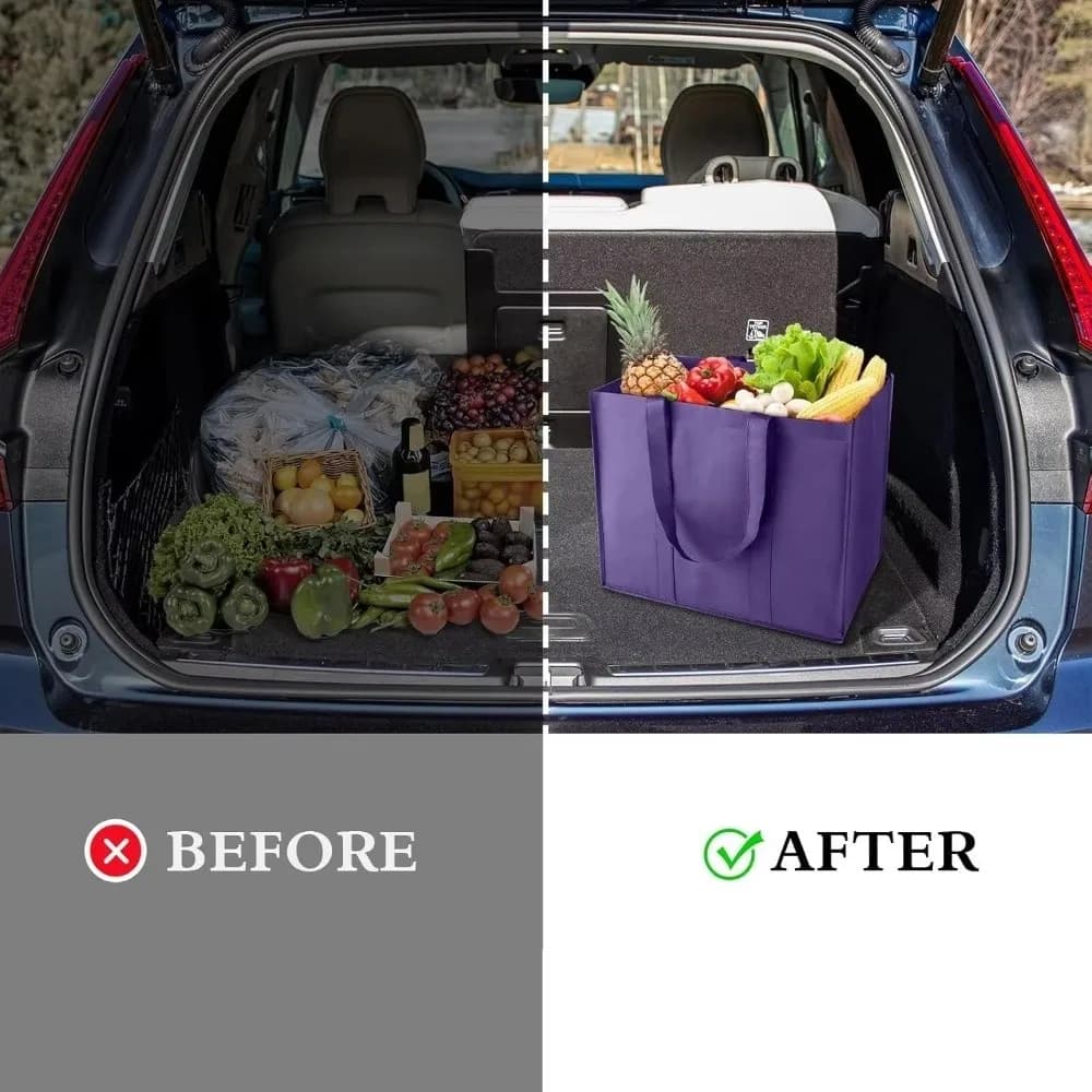 Large Reusable Grocery Shopping Tote