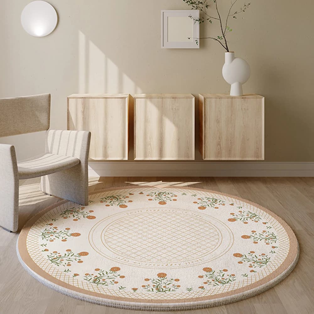 Round Rugs Living Room Rug For Bedroom