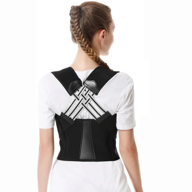 Posture Corrector Back Straightener Posture Fully Adjustable Shoulder Support Brace Used for Women and Men Middle Upper Spine