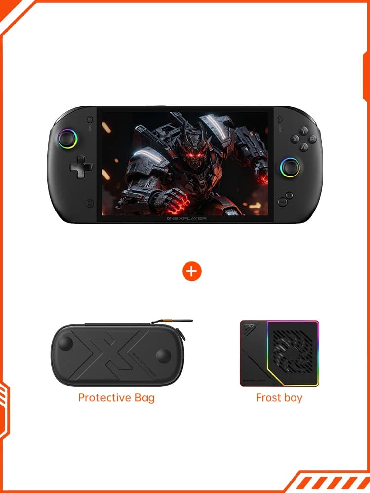 OneXPlayer Accessories Pack | Screen Protector + Joystick + Rubber Bump-defender + Charging Cable | Full Protection &