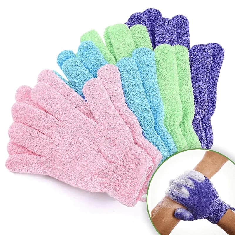 Exfoliating Bath Gloves Double-Sided