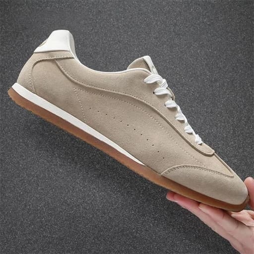 Non slip sneakers simple elegant style soft wear resistant sole lightweight breathable casual trainers for men women streetwear
