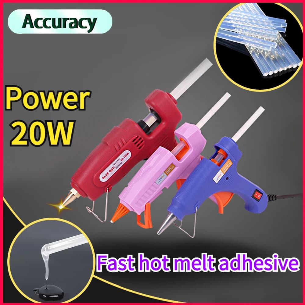 Hot Melt Glue Gun with 7mm Sticks
