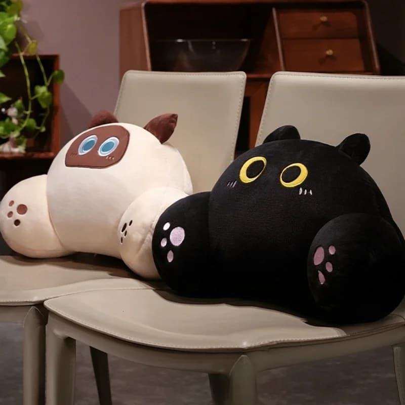 Thickened Cat Back Cushion Lumbar Support Pillow
