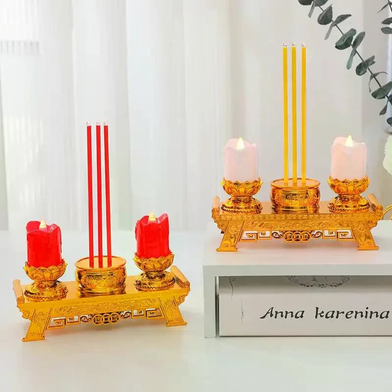 LED Prayer Candle with Swinging Wick