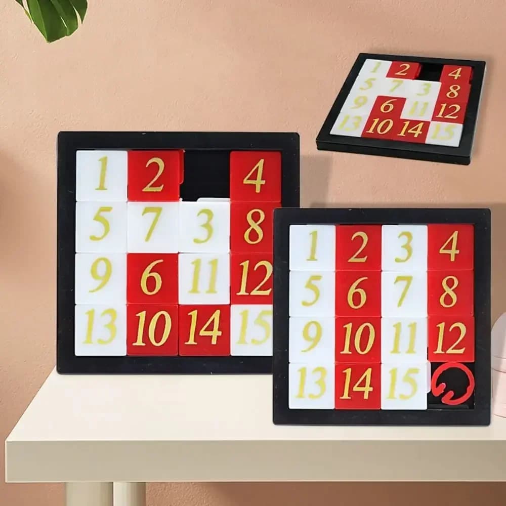 Sliding Number Puzzle Brain Teaser