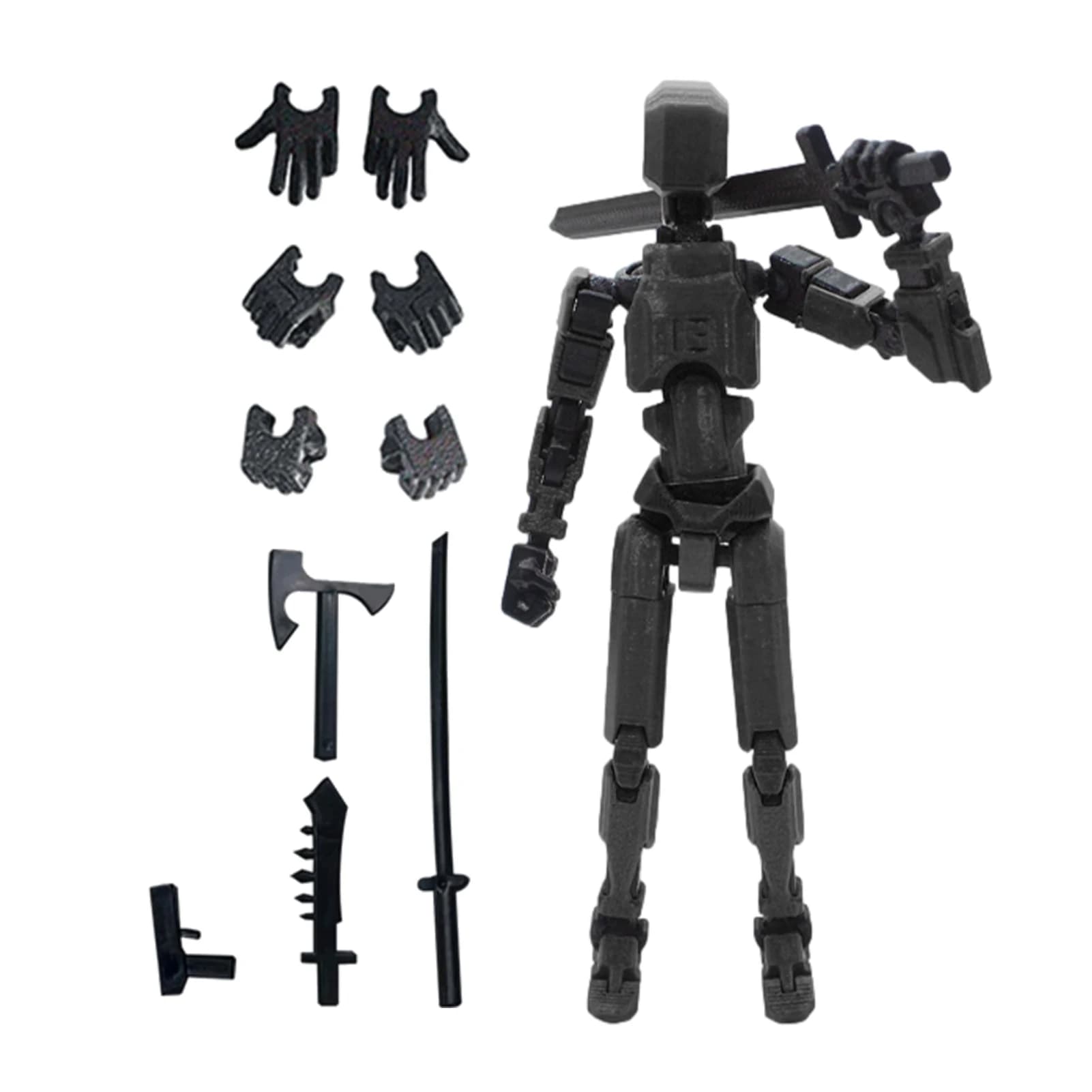 Full Joint Poseable Action Figure 13-Articulated