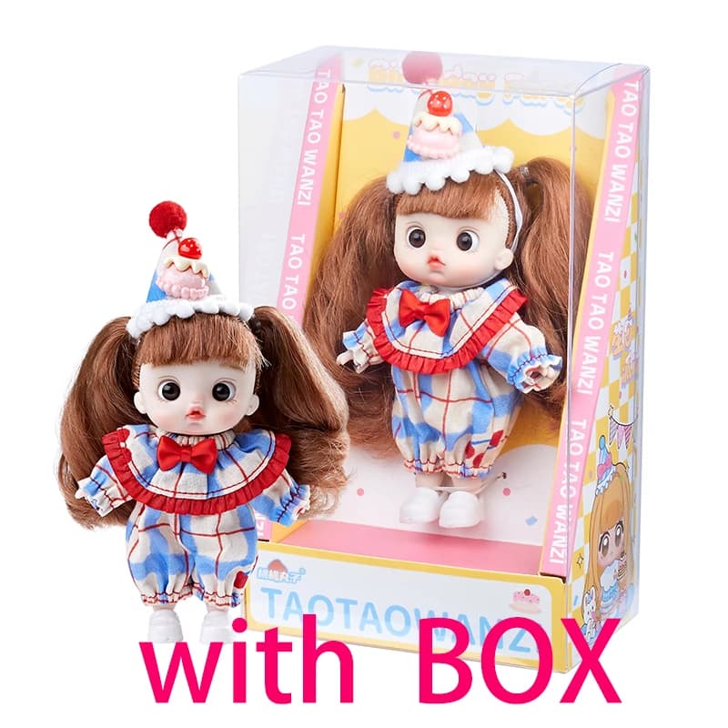BJD OB11 Pear-Shaped Poseable Mini Doll 13cm