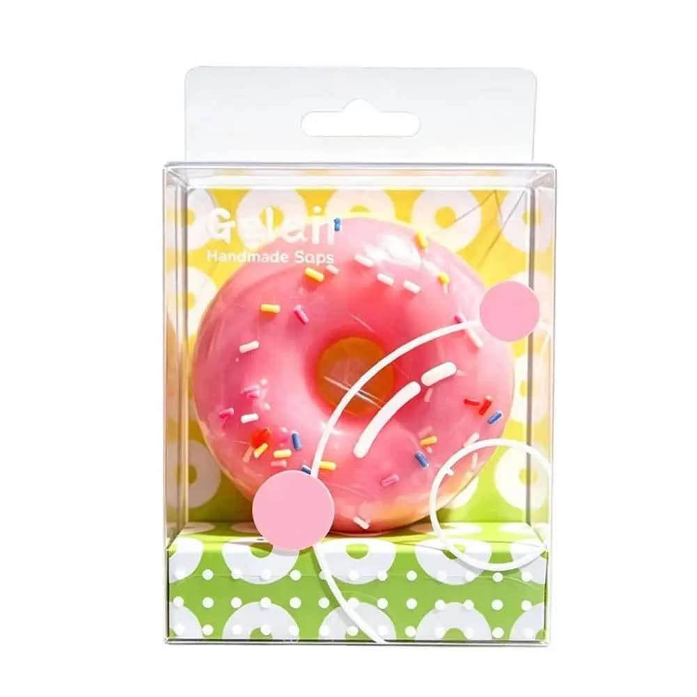 Donut Bath Bomb with Lemon Scent