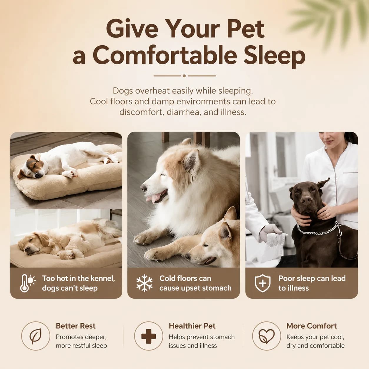 Washable Soft Cotton Pet Mat
