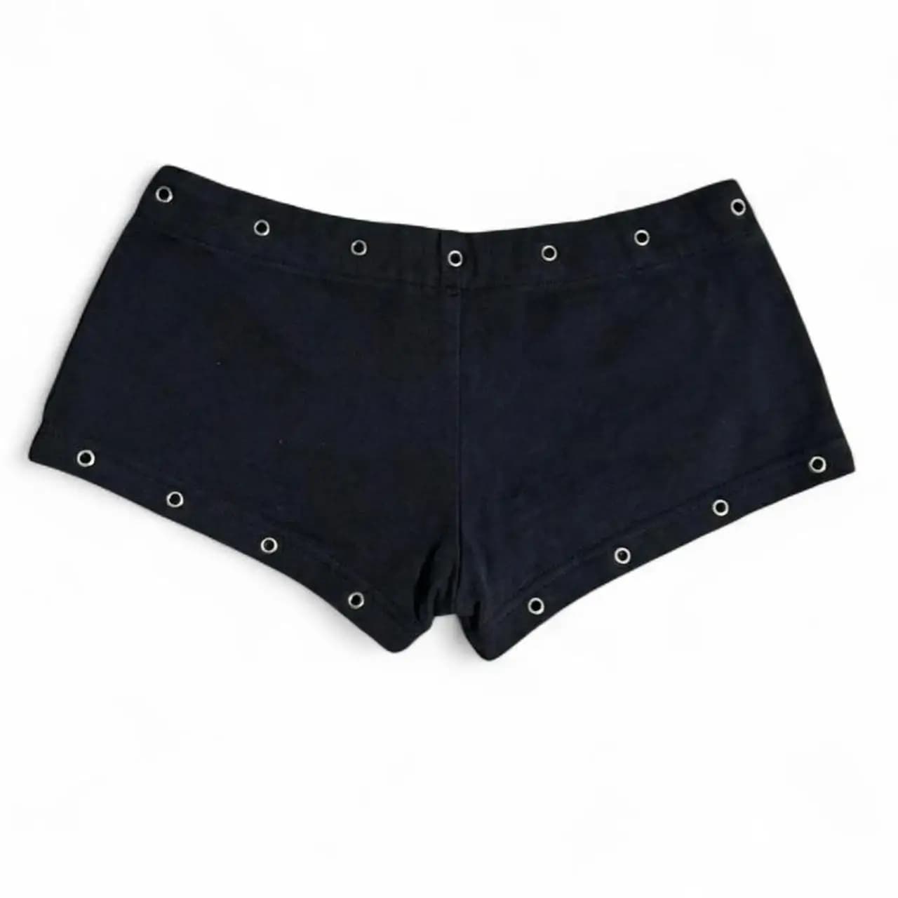 Women's fashion emo Black casual fashion willow nail print Y2K sexy slim fit versatile low waist Gothic hip-hop street and