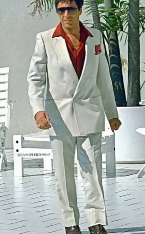 Men's Slim Fit Three-Piece Suit with Vest