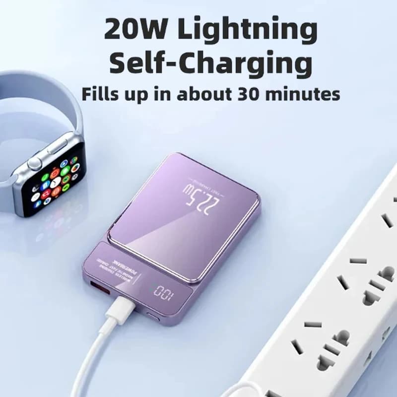 10000mAh Magnetic Wireless Power Bank