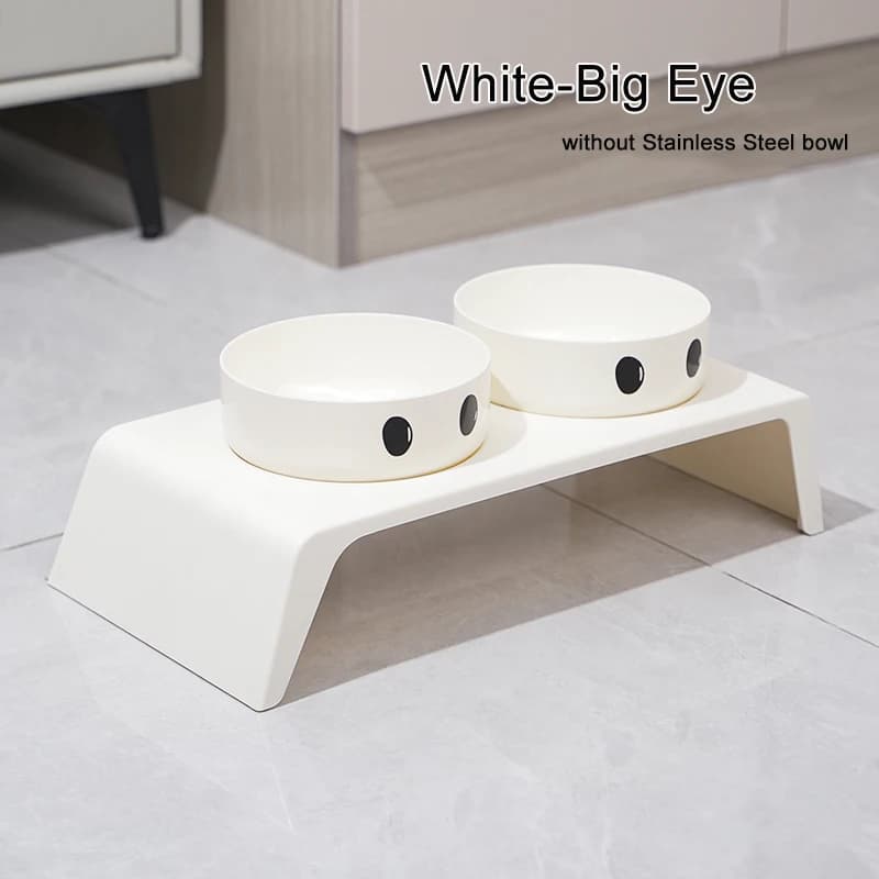 Elevated Pet Feeder Stand with Double Bowls