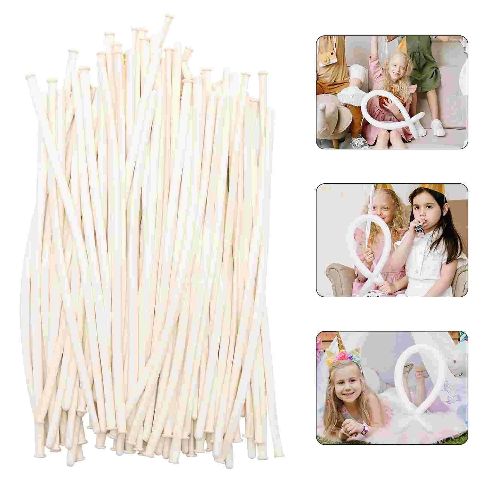 100 Piece Long Balloons Party Decoration Pack