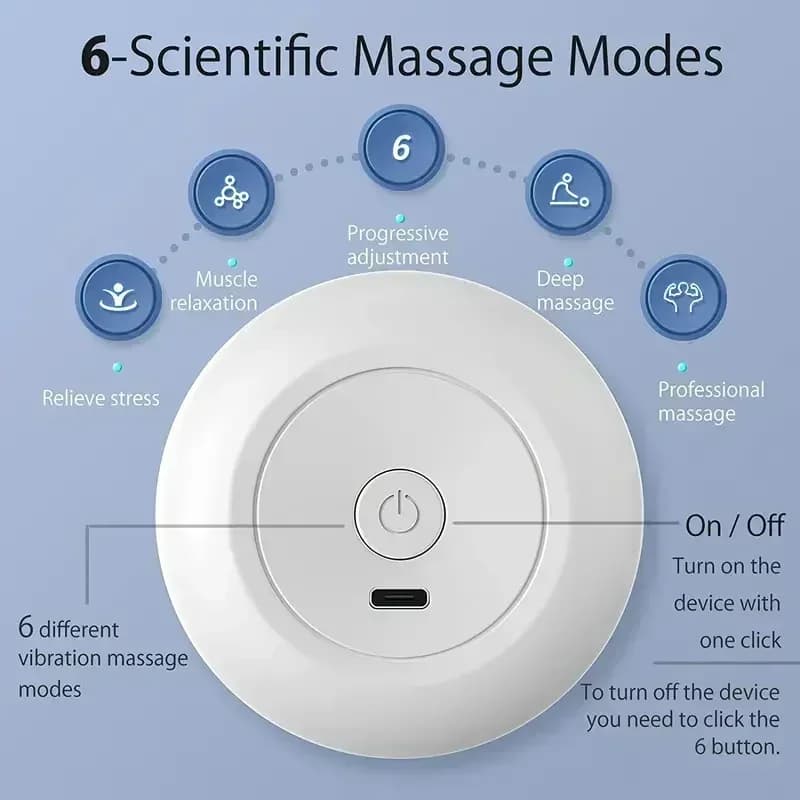 Massage Gun Mini Massager Gun 35DB Ultra Quiet Portable Electric Handheld Body Massager Type-C Charging