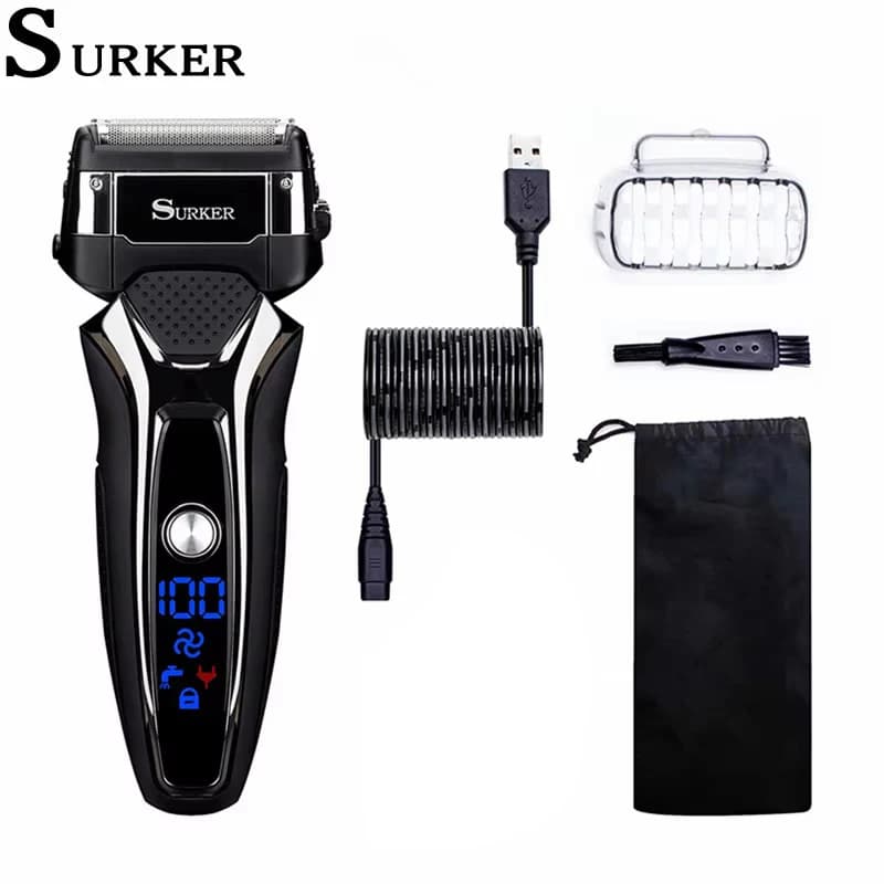 Rechargeable Electric Shaver for Men