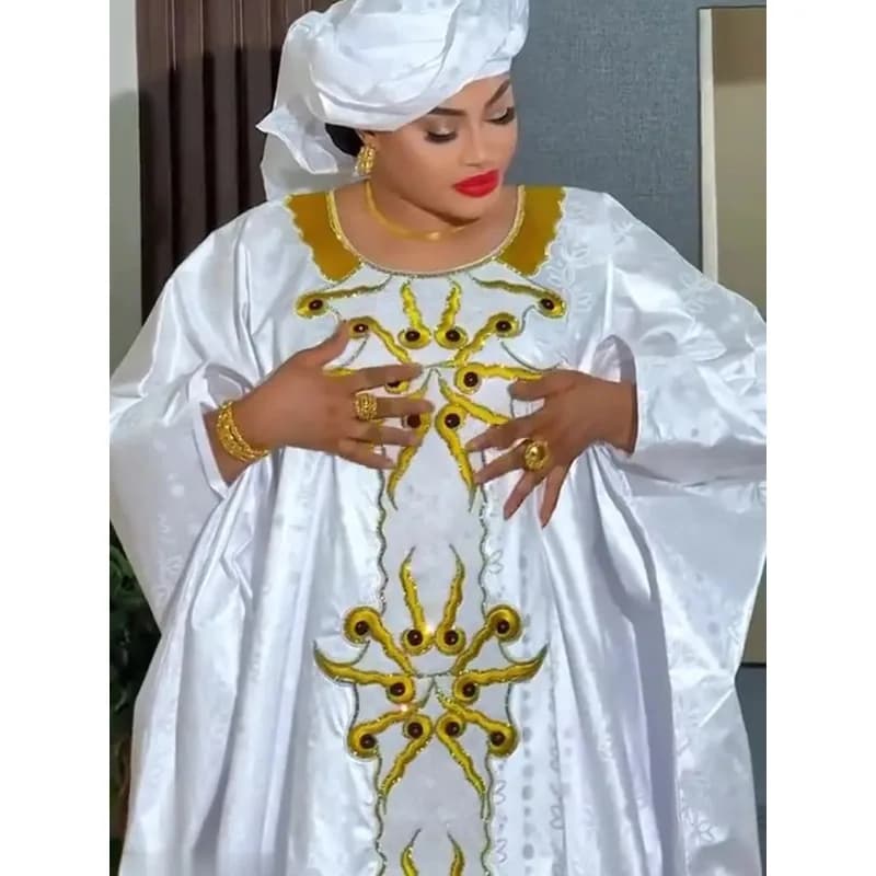 African Dashiki Maxi Dress