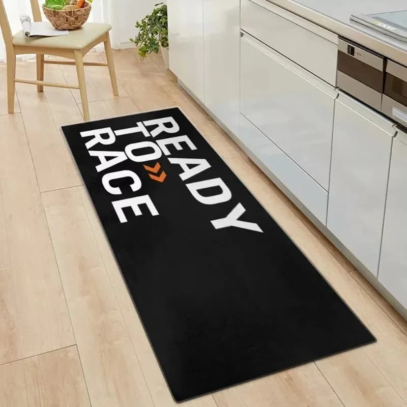 Motorcycle Racing Carpet Runner Rug