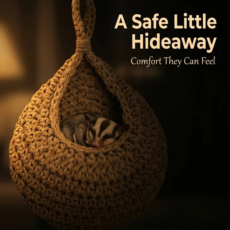 Small Pet Hanging Hammock Bed
