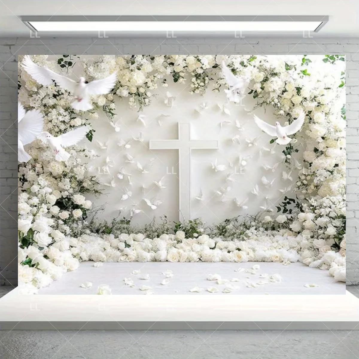 Wedding Flower Photo Backdrop