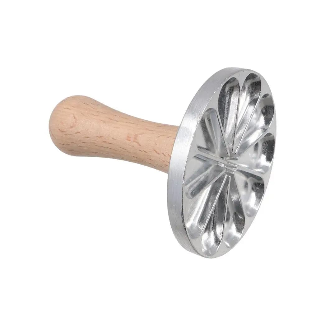 Wooden Handle Cookie Press Mold